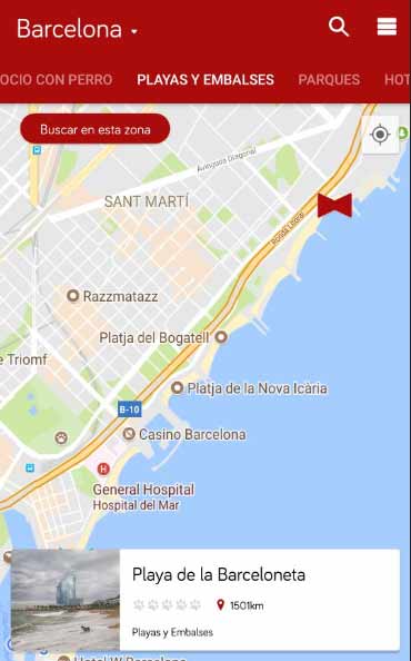SrPerro - motor de búsqueda de playas para perros